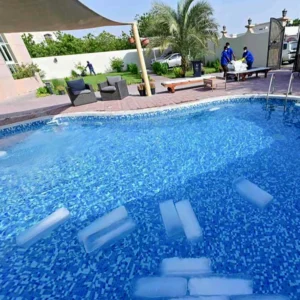 Swimming Pool Ice Blocks Delivery Dubai